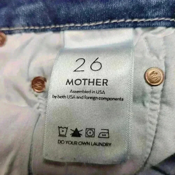 Mother Looker Chew Ankle in Breaking The Law Size 26 - Picture 9 of 10